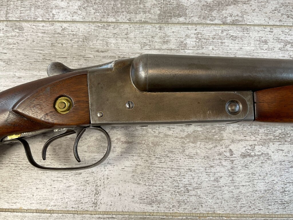 J STEVENS SXS DOUBLE BARREL 12GA SHOTGUN #6-04120