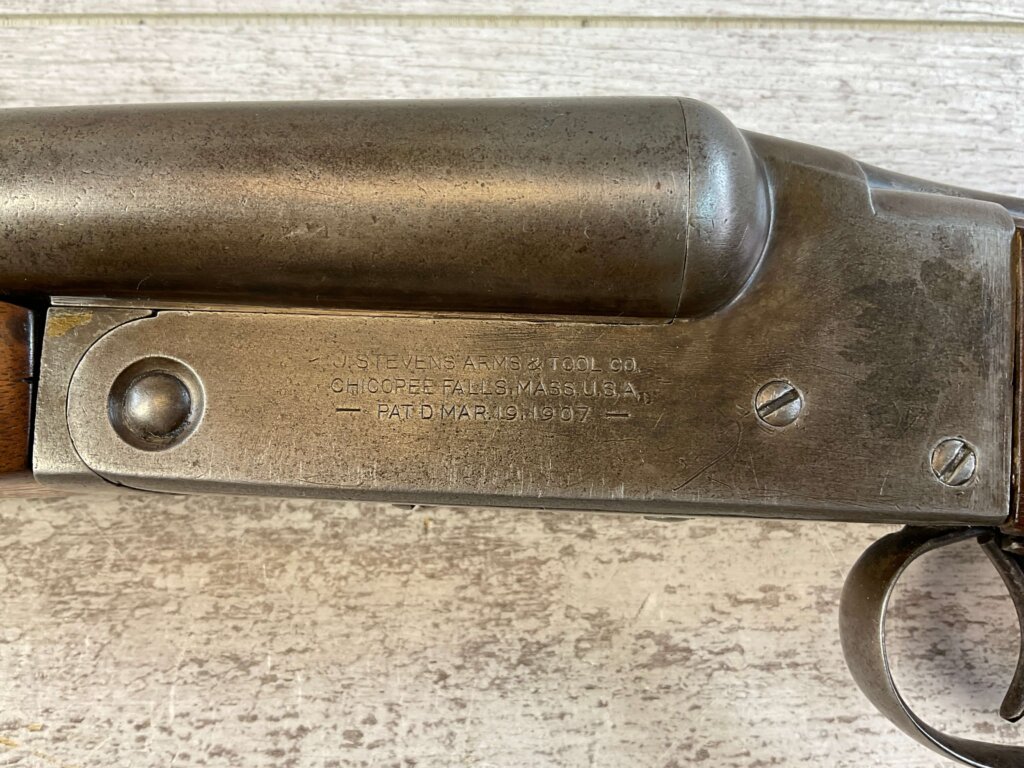 J STEVENS SXS DOUBLE BARREL 12GA SHOTGUN #6-04120