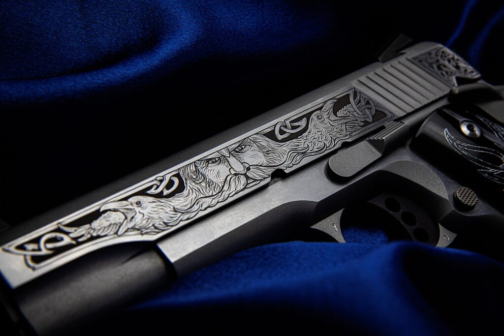 COLT DELTA ELITE ODIN'S RAVEN 1911 10MM AUTO PISTOL, LIMITED EDITION ONE OF 500, NEW IN BOX #6-03007