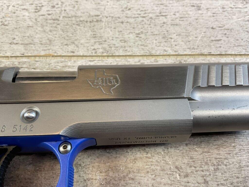STI 2011 COMPETITION 38 SUPER SEMI AUTO PISTOL, JAMES EARL JONES COLLECTION