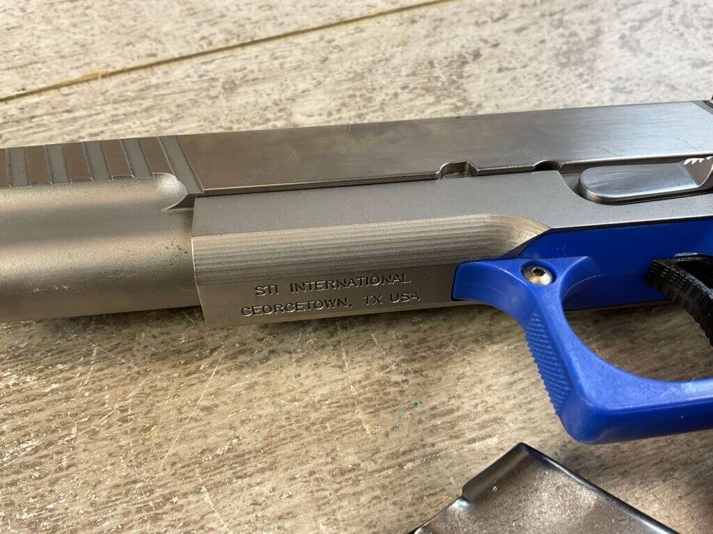 STI 2011 COMPETITION 38 SUPER SEMI AUTO PISTOL, JAMES EARL JONES COLLECTION