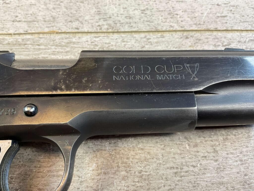 COLT MK IV / SERIES 70 GOLD CUP NATIONAL MATCH .45 ACP SEMI AUTO PISTOL