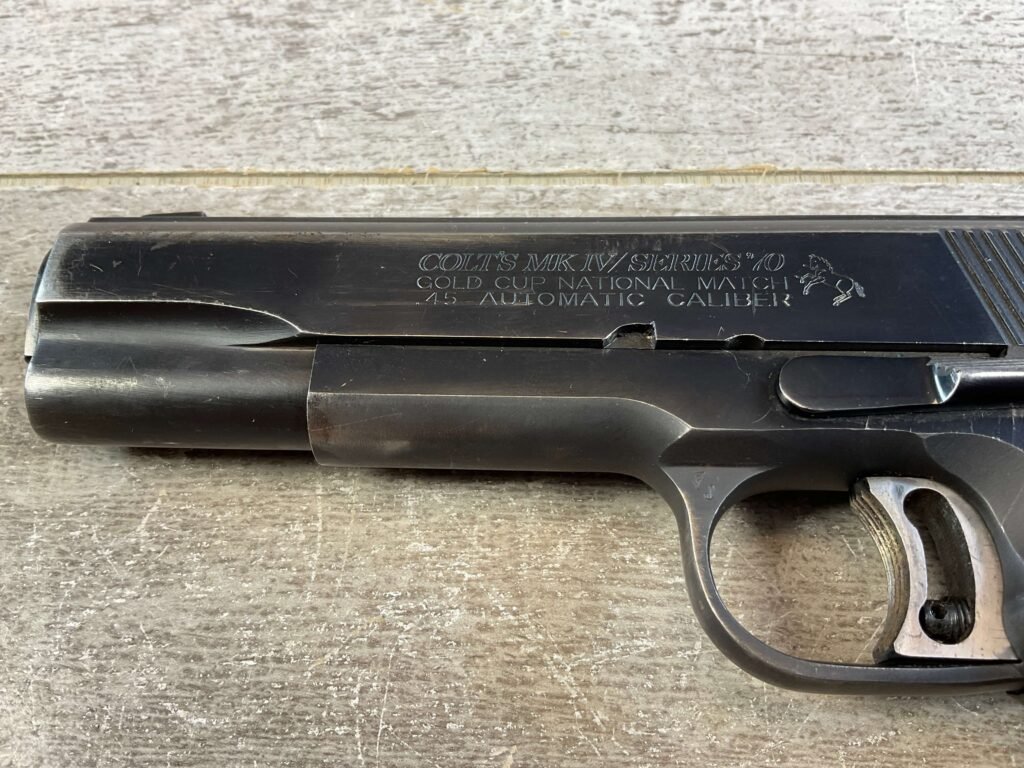 COLT MK IV / SERIES 70 GOLD CUP NATIONAL MATCH .45 ACP SEMI AUTO PISTOL