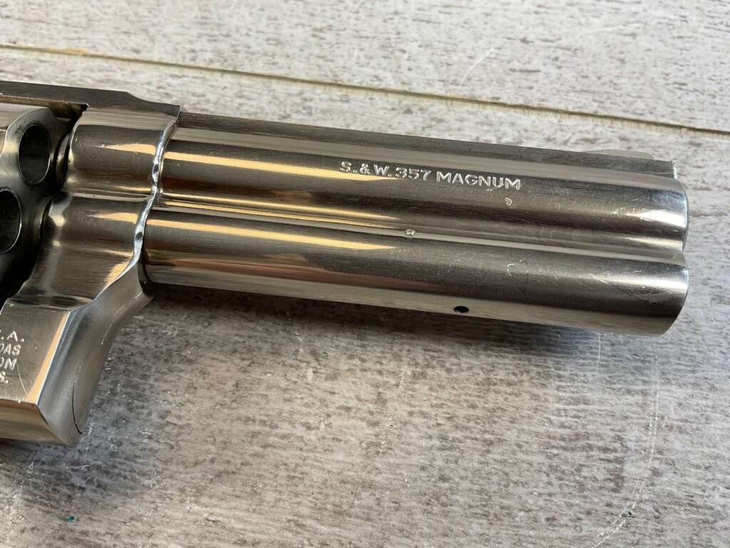 SMITH & WESSON S&W 581 .357 MAGNUM / .38 SPECIAL CHROME REVOLVER 4" BARREL