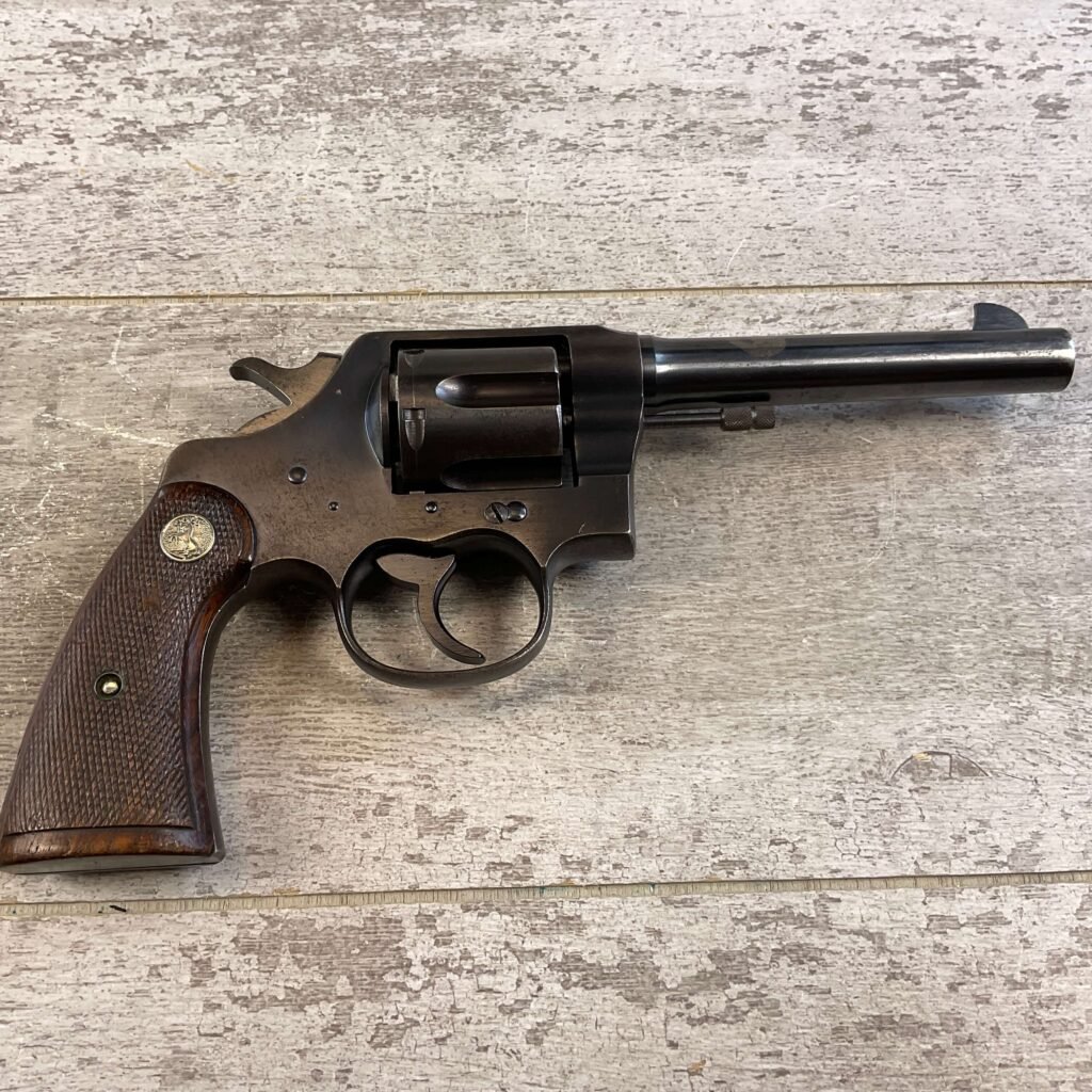 COLT MODEL OF 1917 45 COLT COMMERCIAL / CIVILIAN REVOLVER 1932 MFR, VERY RARE