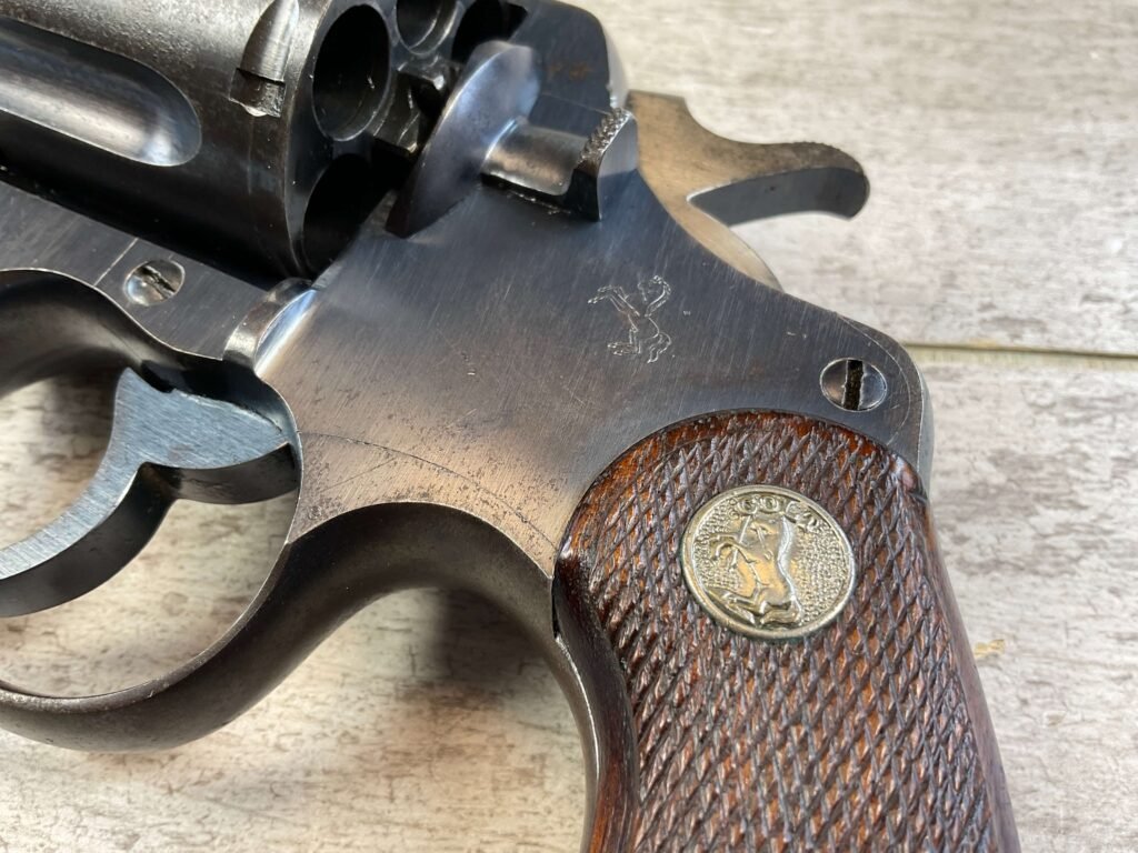 COLT MODEL OF 1917 45 COLT COMMERCIAL / CIVILIAN REVOLVER 1932 MFR, VERY RARE