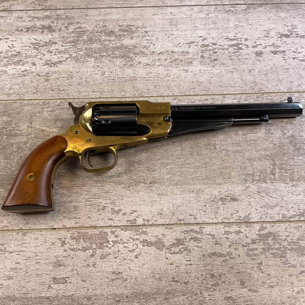F LLIPIETTA 1858 BLACK .44 CAL PERCUSSION REVOLVER, ANTIQUE