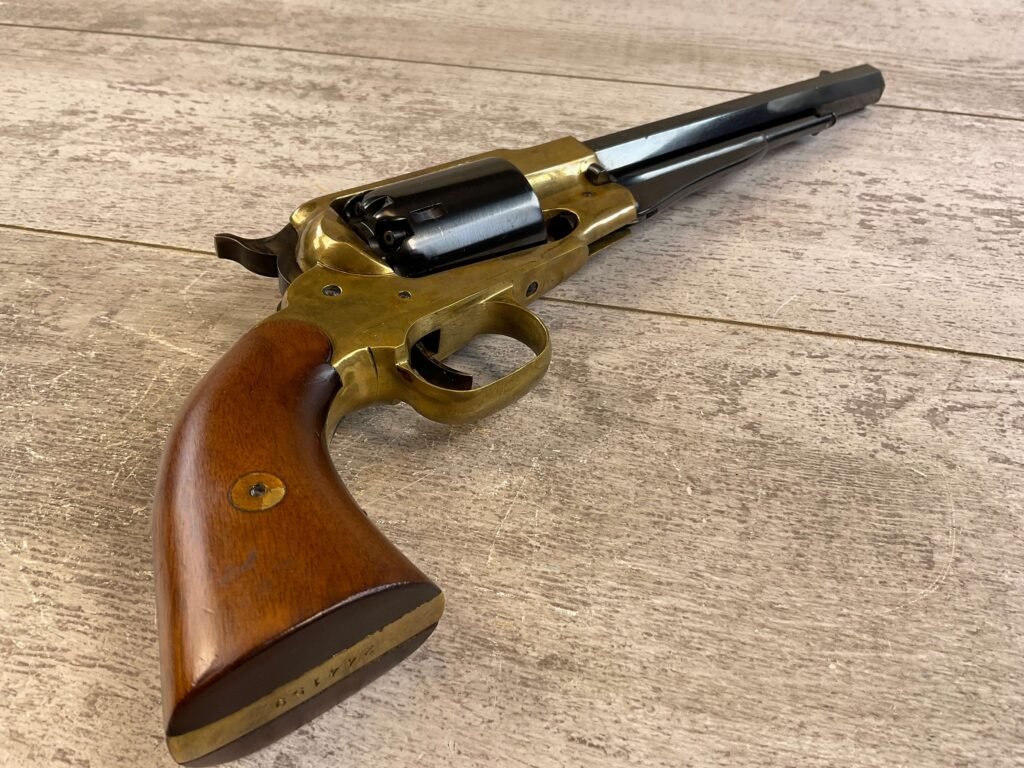 F LLIPIETTA 1858 BLACK .44 CAL PERCUSSION REVOLVER, ANTIQUE