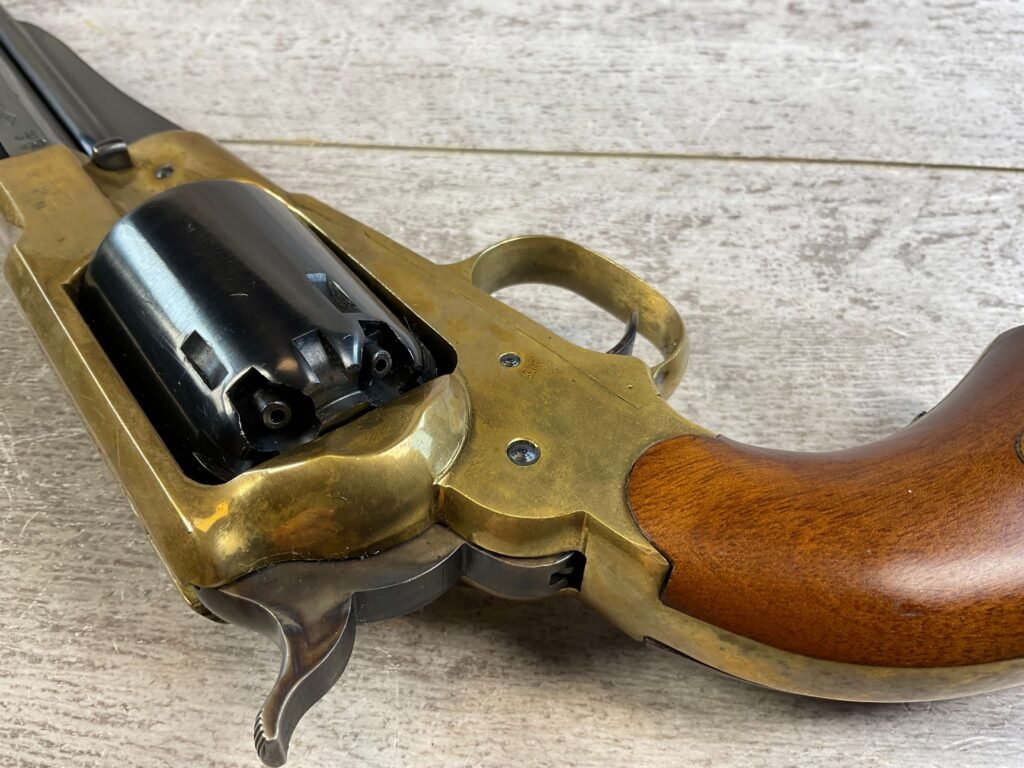 F LLIPIETTA 1858 BLACK .44 CAL PERCUSSION REVOLVER, ANTIQUE