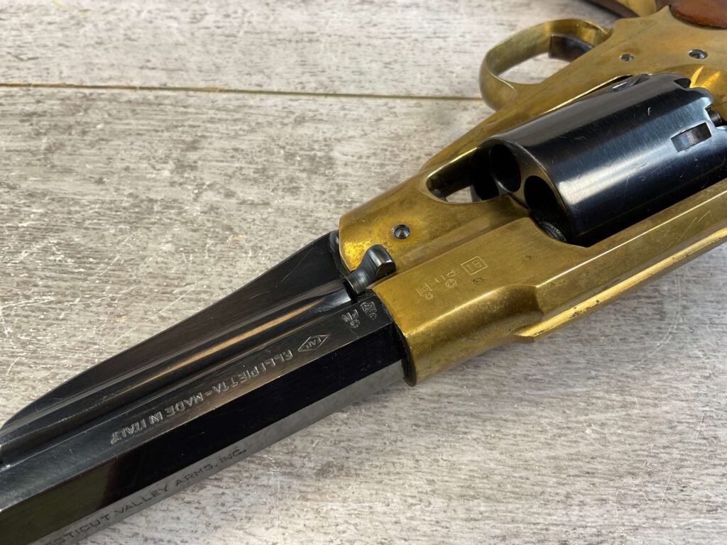 F LLIPIETTA 1858 BLACK .44 CAL PERCUSSION REVOLVER, ANTIQUE