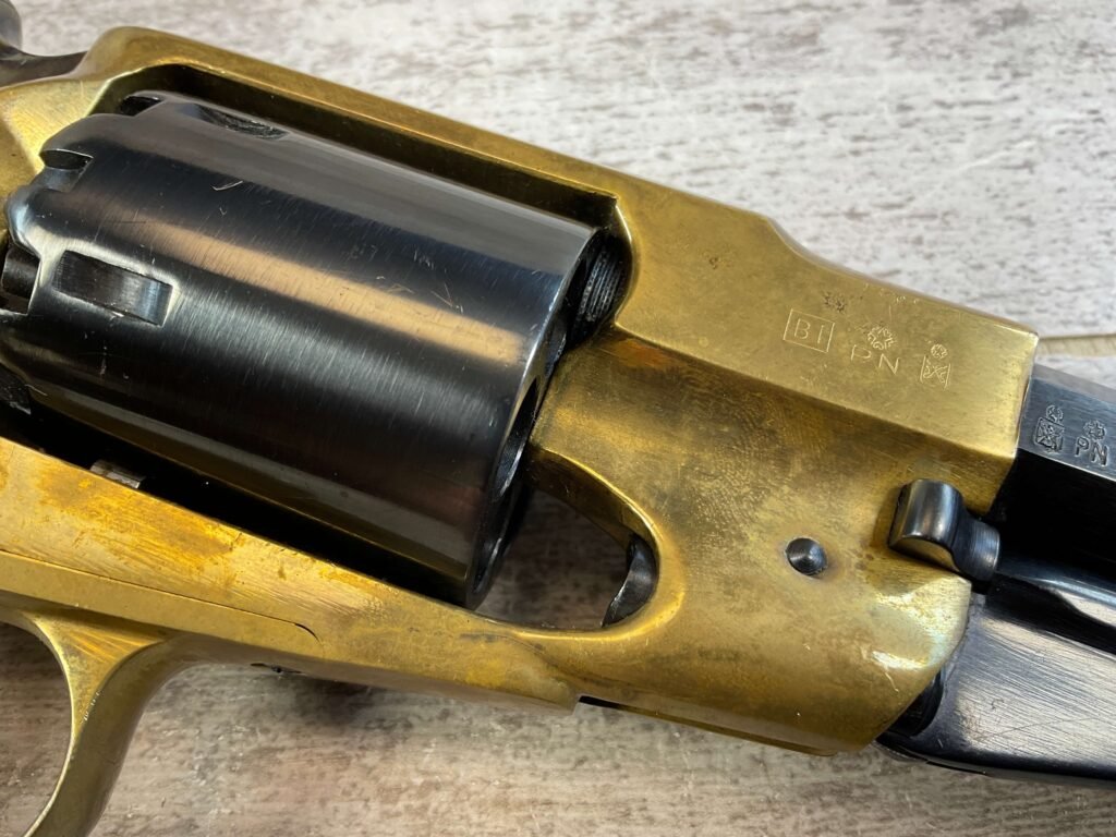F LLIPIETTA 1858 BLACK .44 CAL PERCUSSION REVOLVER, ANTIQUE