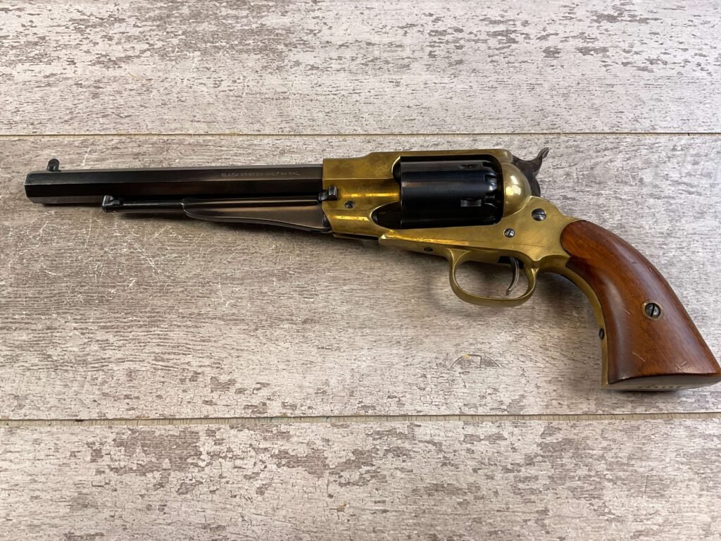 F LLIPIETTA 1858 BLACK .44 CAL PERCUSSION REVOLVER, ANTIQUE