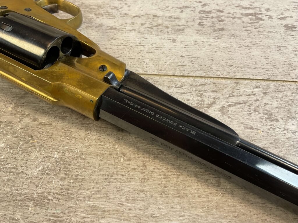 F LLIPIETTA 1858 BLACK .44 CAL PERCUSSION REVOLVER, ANTIQUE