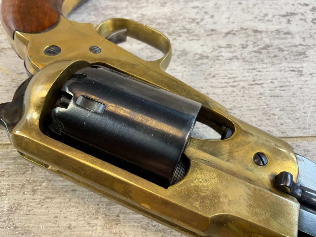 F LLIPIETTA 1858 BLACK .44 CAL PERCUSSION REVOLVER, ANTIQUE