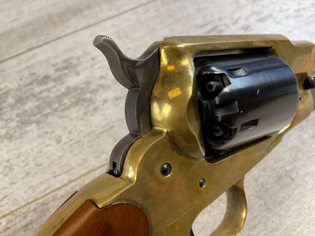 F LLIPIETTA 1858 BLACK .44 CAL PERCUSSION REVOLVER, ANTIQUE