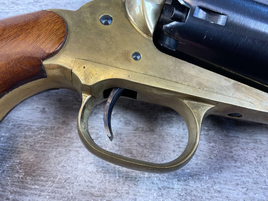 F LLIPIETTA 1858 BLACK .44 CAL PERCUSSION REVOLVER, ANTIQUE