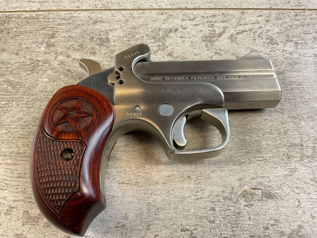 BOND ARMS TEXAS DEFENDER .357 / .38 SPL W/ .22 MAGNUM BARREL LIKE NEW IN BOX