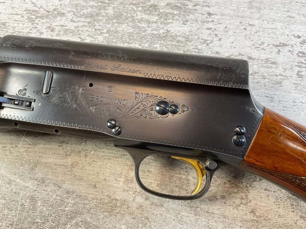 BROWNING A5 SWEET SIXTEEN 16GA SEMI AUTO SHOTGUN, BELGIUM MADE