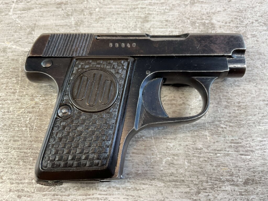 CZECH CZ DUO 6.35MM SEMI AUTO PISTOL RIG, 1944 MFR #6-05102-PF