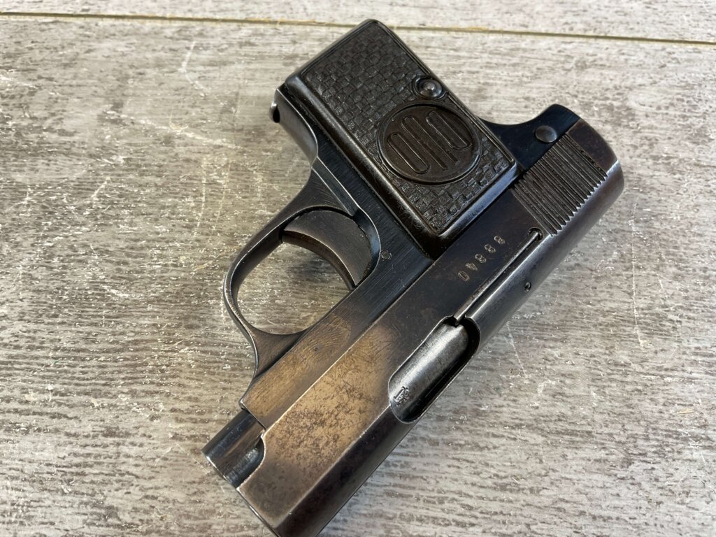 CZECH CZ DUO 6.35MM SEMI AUTO PISTOL RIG, 1944 MFR #6-05102-PF