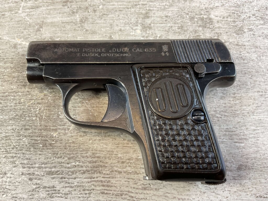 CZECH CZ DUO 6.35MM SEMI AUTO PISTOL RIG, 1944 MFR #6-05102-PF