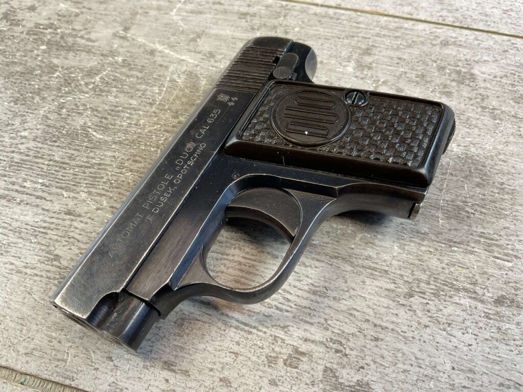CZECH CZ DUO 6.35MM SEMI AUTO PISTOL RIG, 1944 MFR #6-05102-PF