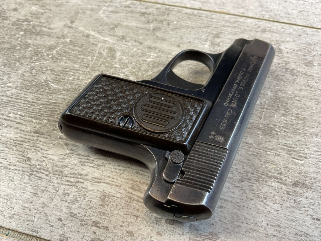 CZECH CZ DUO 6.35MM SEMI AUTO PISTOL RIG, 1944 MFR #6-05102-PF