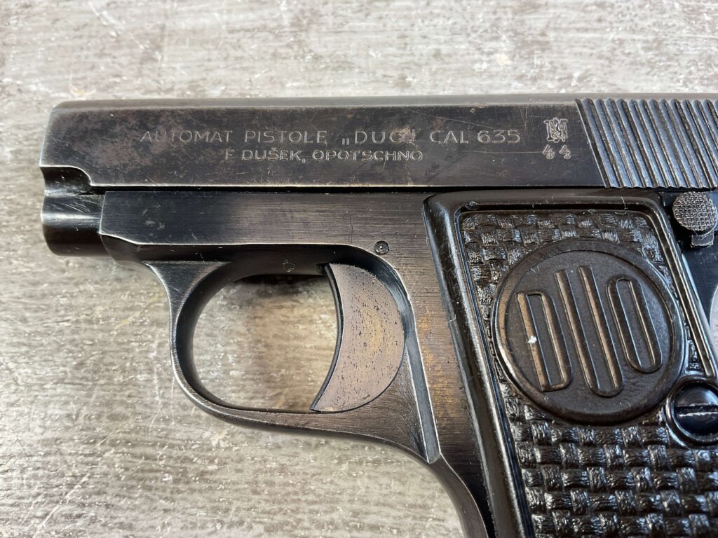 CZECH CZ DUO 6.35MM SEMI AUTO PISTOL RIG, 1944 MFR #6-05102-PF
