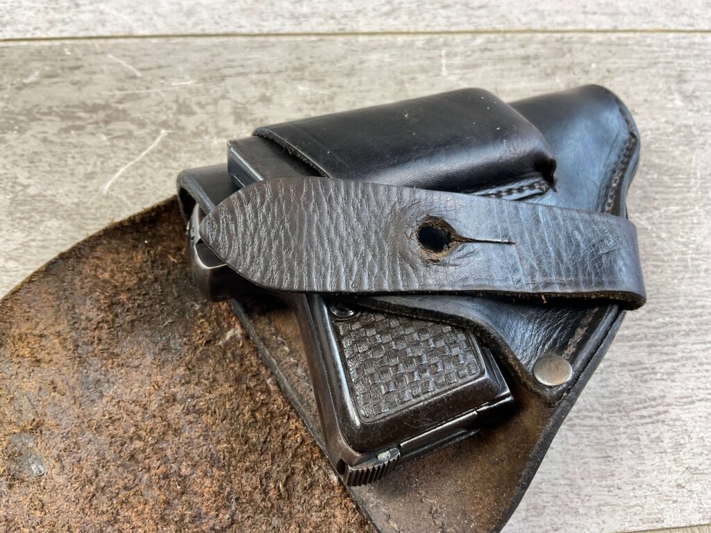 CZECH CZ DUO 6.35MM SEMI AUTO PISTOL RIG, 1944 MFR #6-05102-PF