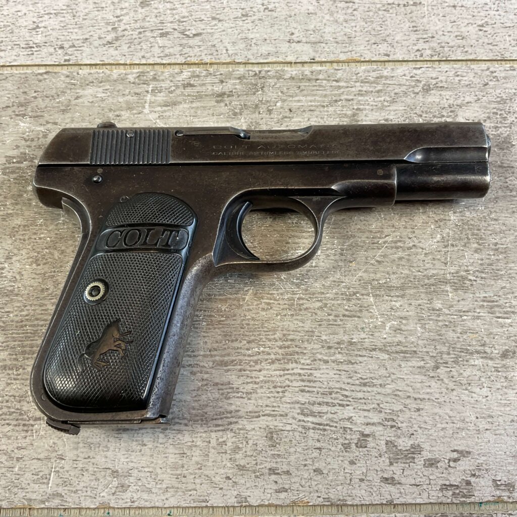 COLT 1903 32 RIMLESS ( 32 AUTO ) POCKET HAMMERLESS SEMI AUTO PISTOL #6-04718-PF