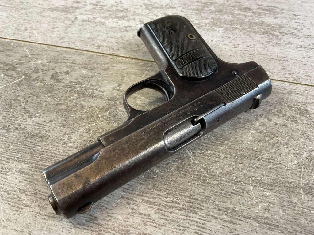 COLT 1903 32 RIMLESS ( 32 AUTO ) POCKET HAMMERLESS SEMI AUTO PISTOL #6-04718-PF