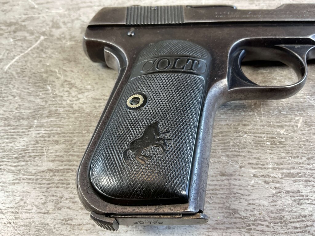 COLT 1903 32 RIMLESS ( 32 AUTO ) POCKET HAMMERLESS SEMI AUTO PISTOL #6-04718-PF