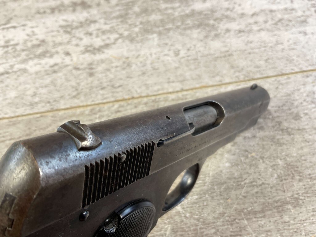 COLT 1903 32 RIMLESS ( 32 AUTO ) POCKET HAMMERLESS SEMI AUTO PISTOL #6-04718-PF