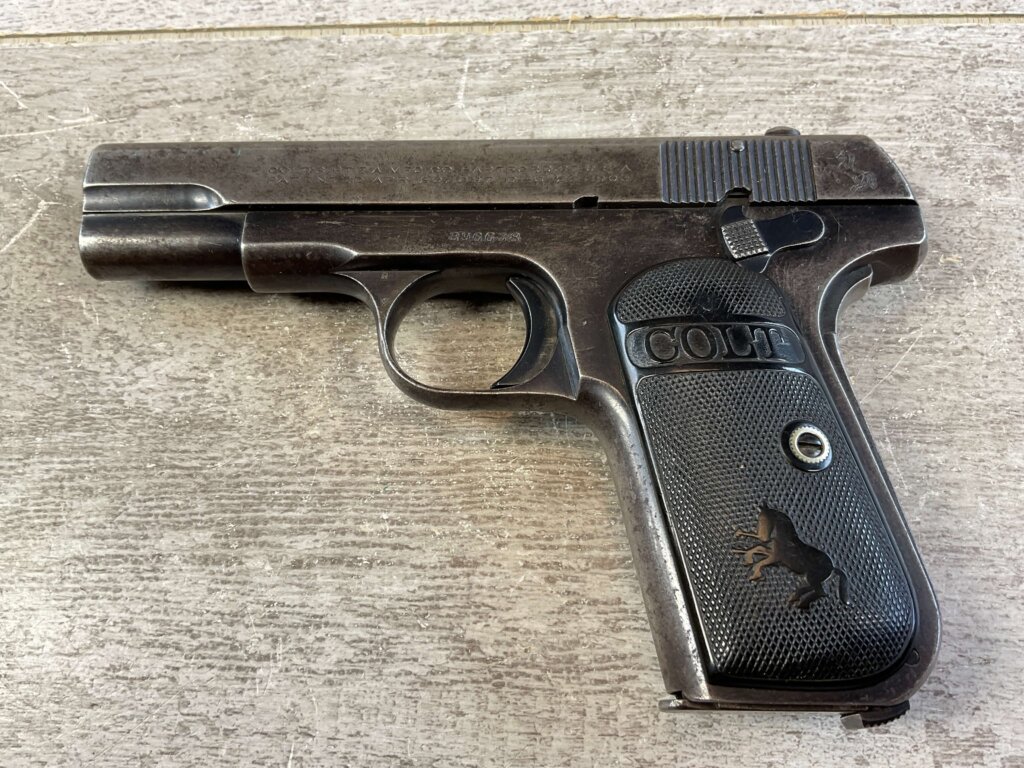 COLT 1903 32 RIMLESS ( 32 AUTO ) POCKET HAMMERLESS SEMI AUTO PISTOL #6-04718-PF