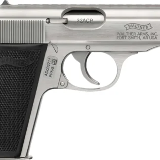 WALTHER PPK/S SD 32 AUTO 3.3" 7-RD SEMI-AUTO PISTOL, NEW IN BOX & NEVER FIRED #6-07000-PF