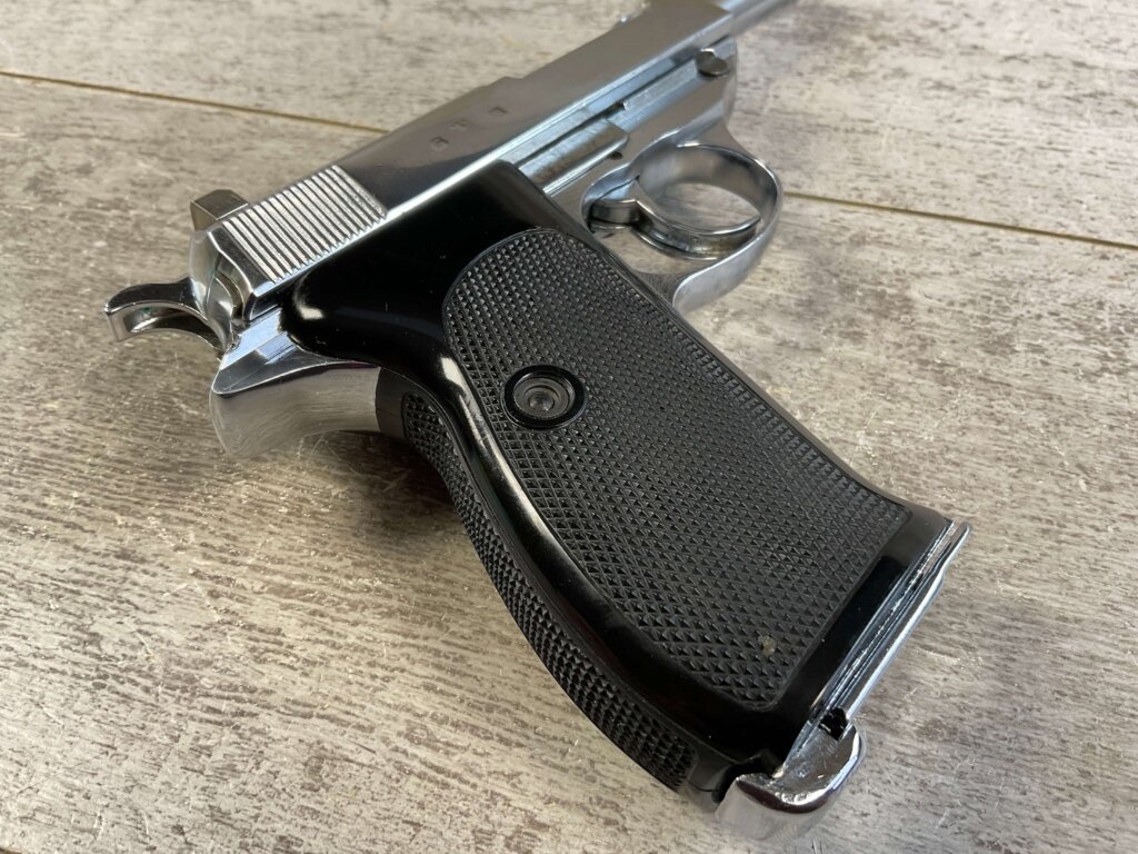 WALTHER AC43 P38 9MM SEMI AUTO PISTOL, NICKEL FINISH #6-05109-PF