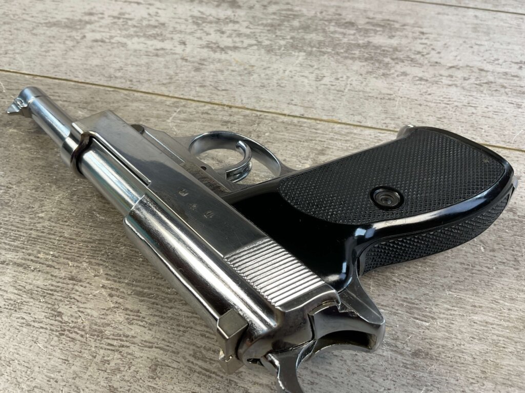 WALTHER AC43 P38 9MM SEMI AUTO PISTOL, NICKEL FINISH #6-05109-PF