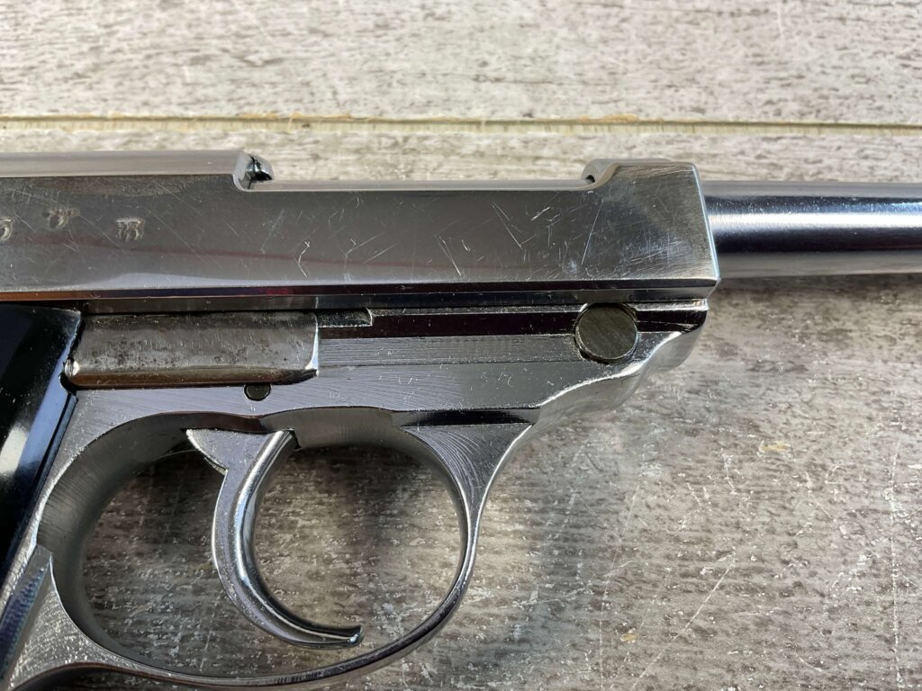 WALTHER AC43 P38 9MM SEMI AUTO PISTOL, NICKEL FINISH #6-05109-PF