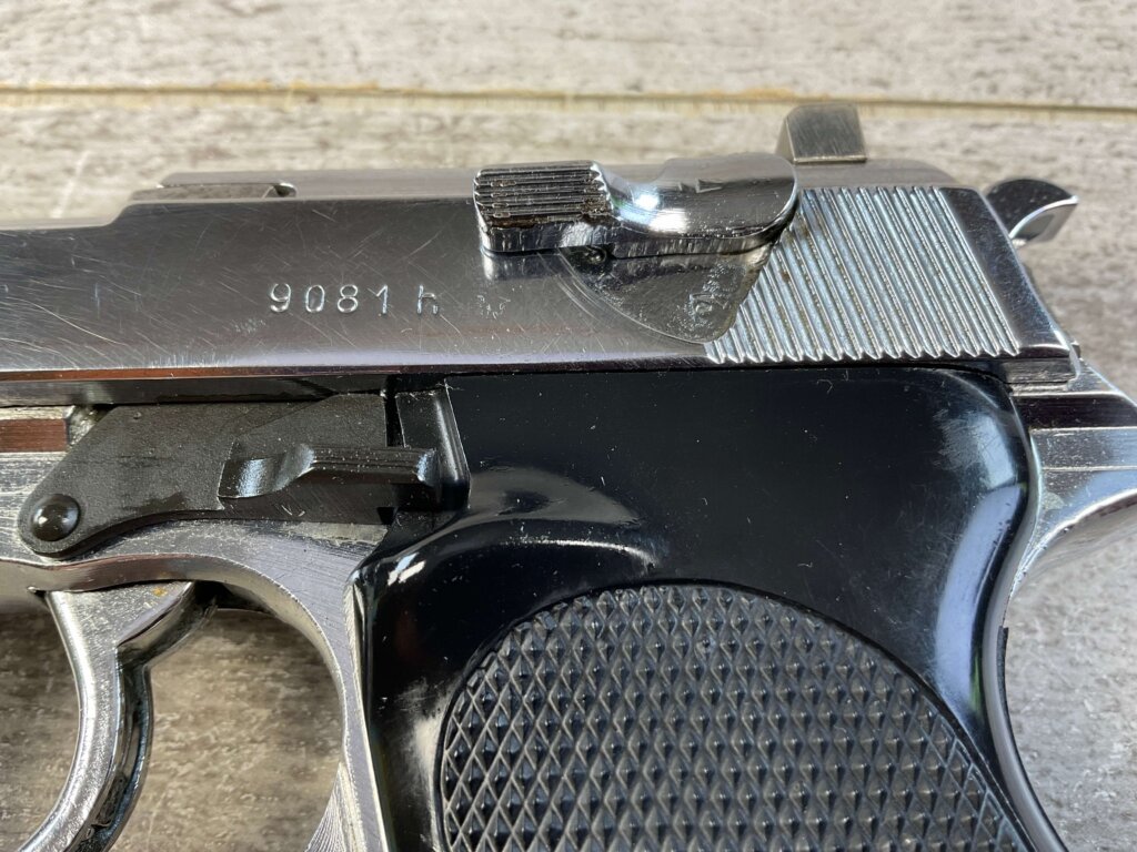 WALTHER AC43 P38 9MM SEMI AUTO PISTOL, NICKEL FINISH #6-05109-PF