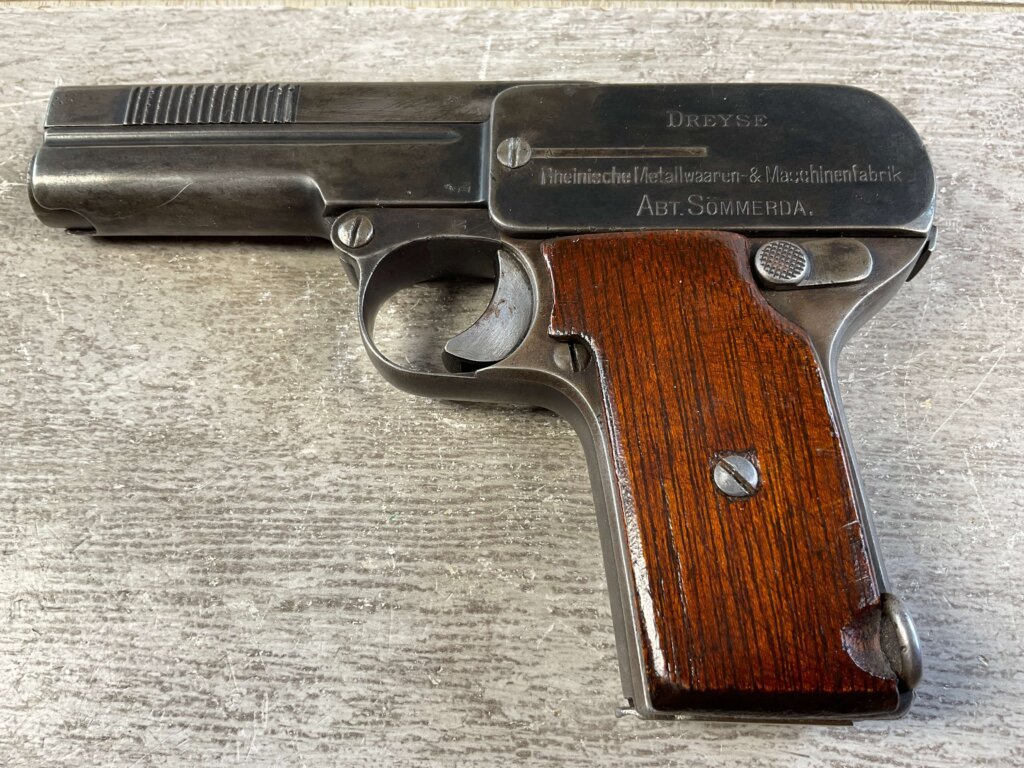 DREYSE 1907 7.65MM SEMI AUTO PISTOL, FOURTH VARIANT #6-06552-PF