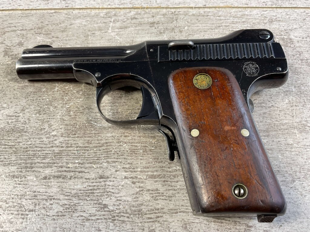 SCARCE SMITH & WESSON S&W M35 / MODEL 1913 35 S&W (.32 ACP) CAL SEMI AUTO PISTOL #6-06554-PF