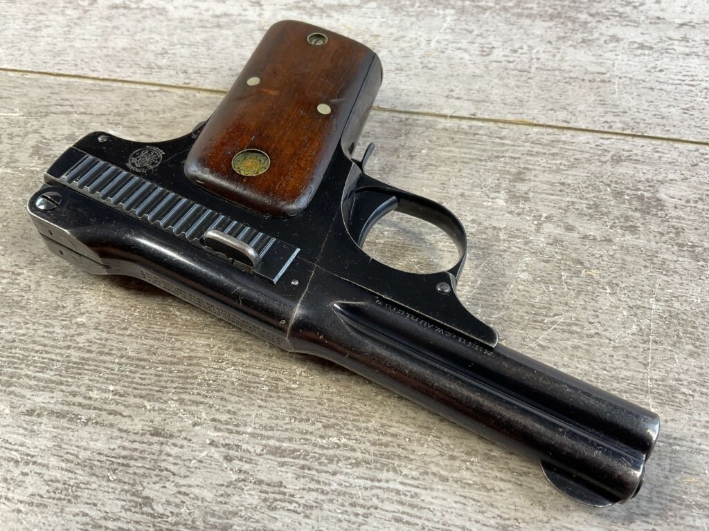 SCARCE SMITH & WESSON S&W M35 / MODEL 1913 35 S&W (.32 ACP) CAL SEMI AUTO PISTOL #6-06554-PF