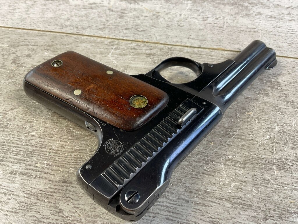 SCARCE SMITH & WESSON S&W M35 / MODEL 1913 35 S&W (.32 ACP) CAL SEMI AUTO PISTOL #6-06554-PF