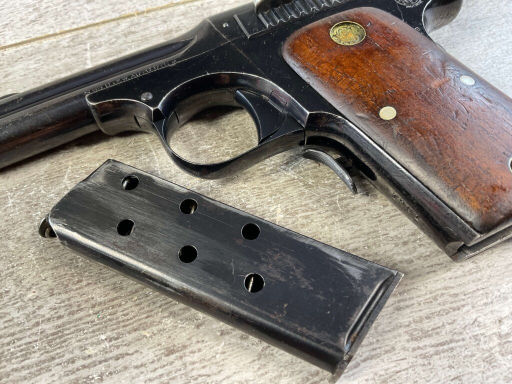 SCARCE SMITH & WESSON S&W M35 / MODEL 1913 35 S&W (.32 ACP) CAL SEMI AUTO PISTOL #6-06554-PF
