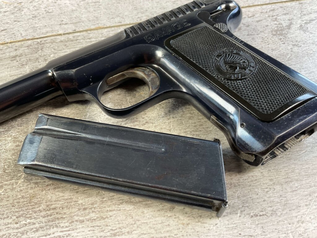 SAVAGE MODEL 1907 .32 ACP SEMI AUTO PISTOL, 1915 MFR #6-06559-PF
