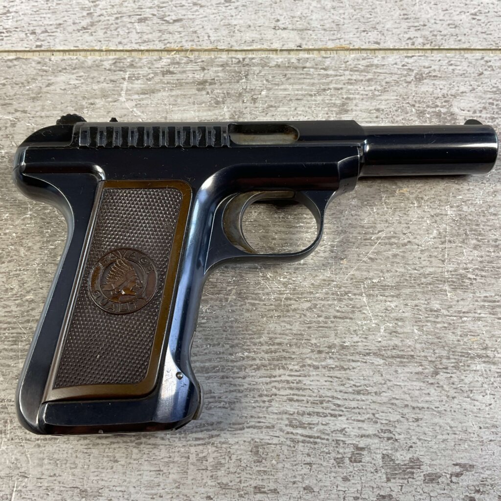 EARLY SAVAGE MODEL 1907 .32 ACP SEMI AUTO PISTOL, 1909 MFR & MINTY #6-06561-PF