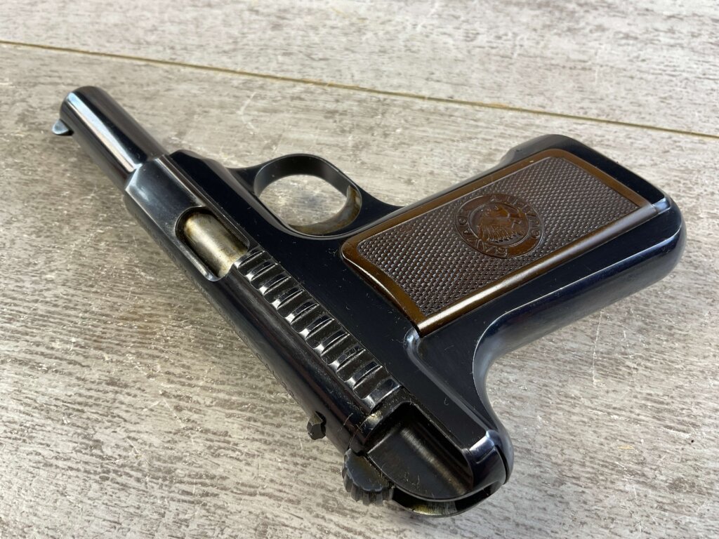 EARLY SAVAGE MODEL 1907 .32 ACP SEMI AUTO PISTOL, 1909 MFR & MINTY #6-06561-PF