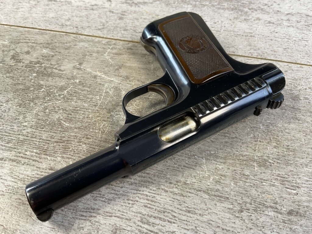 EARLY SAVAGE MODEL 1907 .32 ACP SEMI AUTO PISTOL, 1909 MFR & MINTY #6-06561-PF