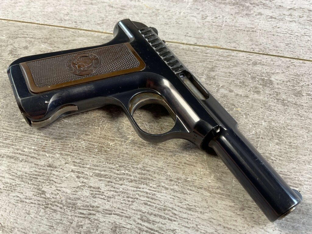 EARLY SAVAGE MODEL 1907 .32 ACP SEMI AUTO PISTOL, 1909 MFR & MINTY #6-06561-PF