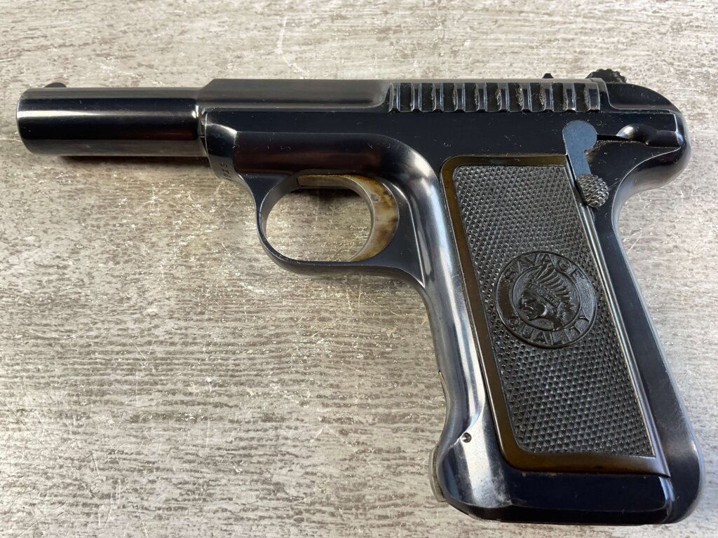 EARLY SAVAGE MODEL 1907 .32 ACP SEMI AUTO PISTOL, 1909 MFR & MINTY #6-06561-PF